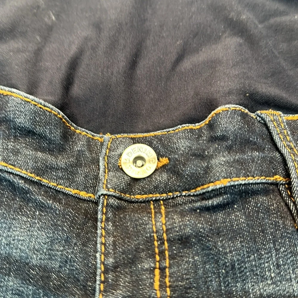 Mama Straight H&M High Rib Maternity Jeans Size 8 - Picture 4 of 8